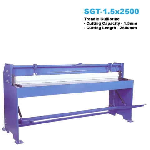 1.5x2500mm Treadle Guillotine