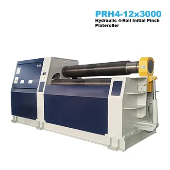 12x3000a Hydraulic 4-Roll Plateroller with Double Initial Pinch (Pre-Bend)