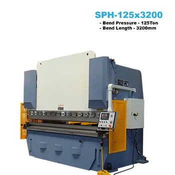 125x3200 Hydraulic Pressbrakes - 125Ton x 3200mm Width