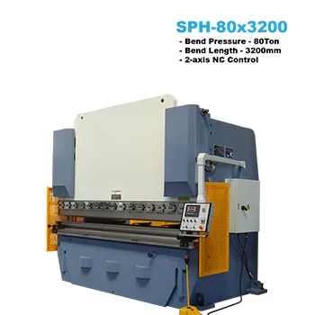 80x3200 Hydraulic Pressbrakes - 80Ton x 3200mm Width